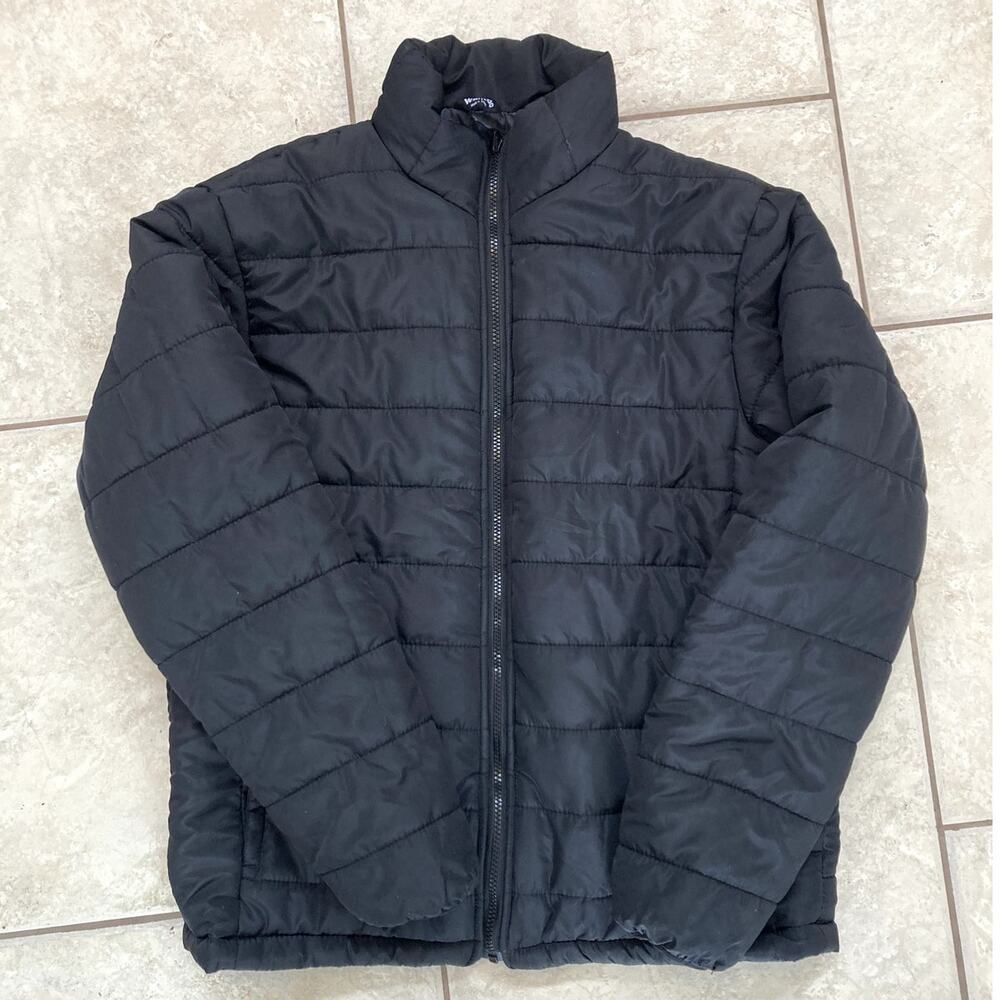 Wantdo Ski Jacket Mens Medium Hooded 3 in 1 Retro AOP Blue Pattern Puffer Lined - Picture 3 of 10
